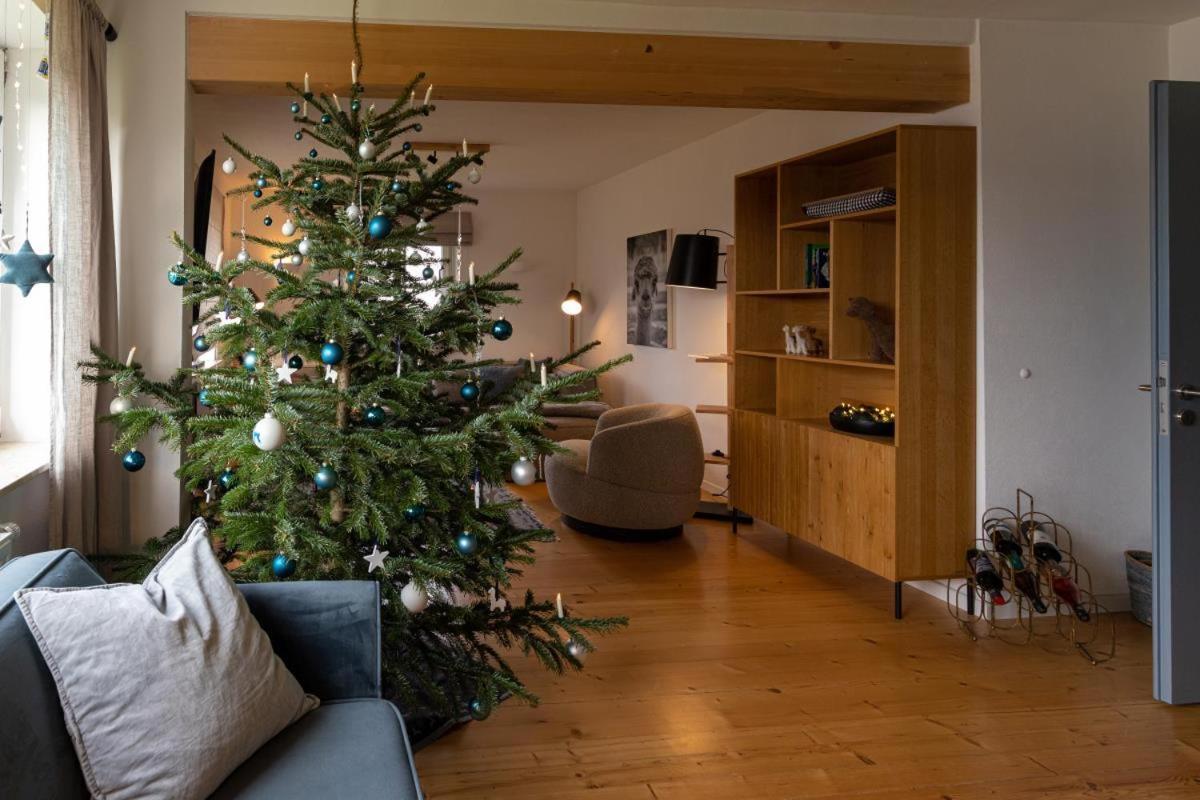 Freistehendes Landhaus Paco mit 2100qm eingezäuntes Grundstück, Kamin, Sauna und besuchen Sie die Alpakazucht in der Nachbarschaft Blaufelden Exterior foto